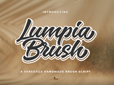 Lumpia Brush-Design-01 branding brush design illustration linetotype lumpia saffatin sarwoedi typeface ui ux webfonts