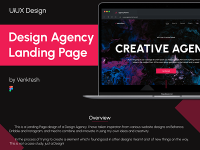 Design Agency Landing Page