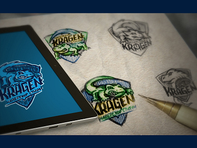 Kragen logo sketch