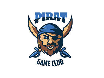 pirat esports logo esports game illustration logo logodesign logotype maskot pirate vector
