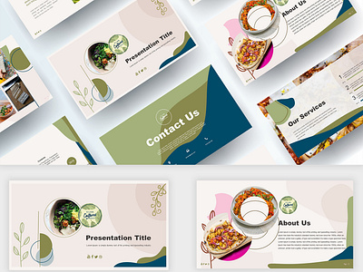 Food restaurant Powerpoint Design