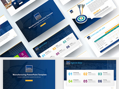 Industrial PowerPoint Template design