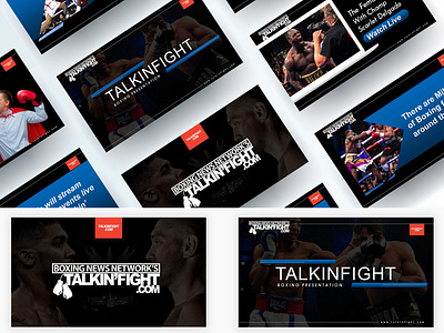 Boxing Game powerpoint Presentation Design