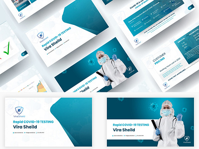 Medical & Pharmaceutical Powerpoint Design Covid-19