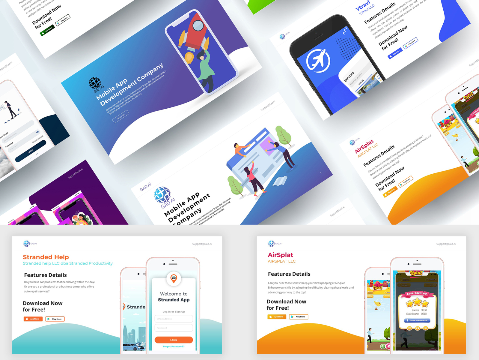 Mobile Apps (User Interface) PowerPoint Design by Yeasir Arafat on Dribbble