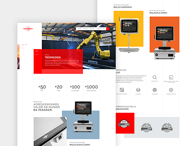 Balanças Marques design home landingpage responsive site ui uxui web website