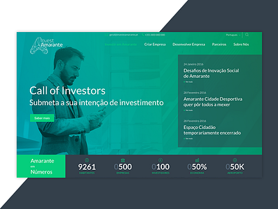 InvestAmarante amarante invest landingpage responsive site web