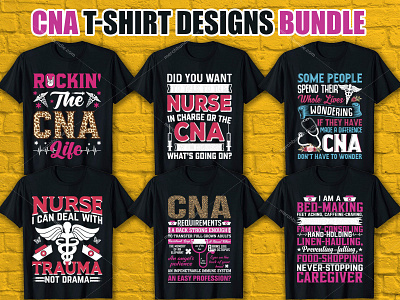 CNA Health T-Shirt Designs For Merch By Amazon branding cna png cna shirt cna shirt design cna svg cna t shirt cna tshirt cna vector design illustration logo merch by amazon print on demand t shirt design free t shirt maker typography shirt ui ux vector graphic vintage svg