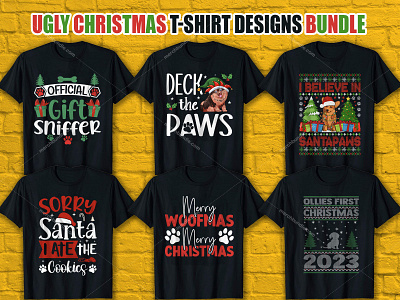 Ugly Christmas T-Shirt Designs For Merch By Amazon