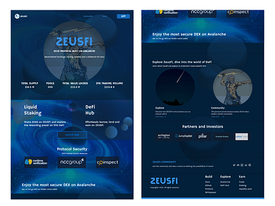 ZeusFi (Decentralized Exchange) blockchain crypto figma product design ui ui design uiux web 3 web design web3 design