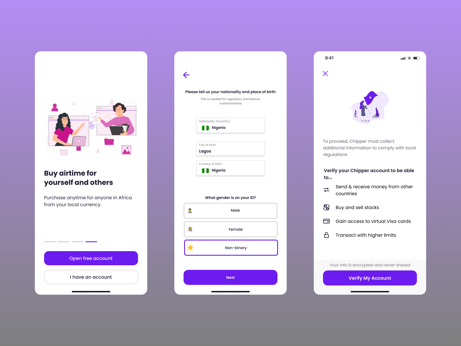 Chipper Cashapp replication by ayomiposi on Dribbble