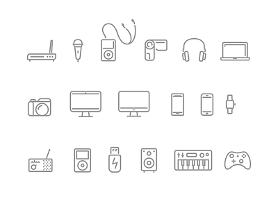 Devices device hi fi icons mobile