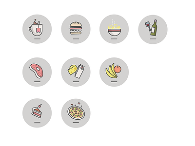 Food icons