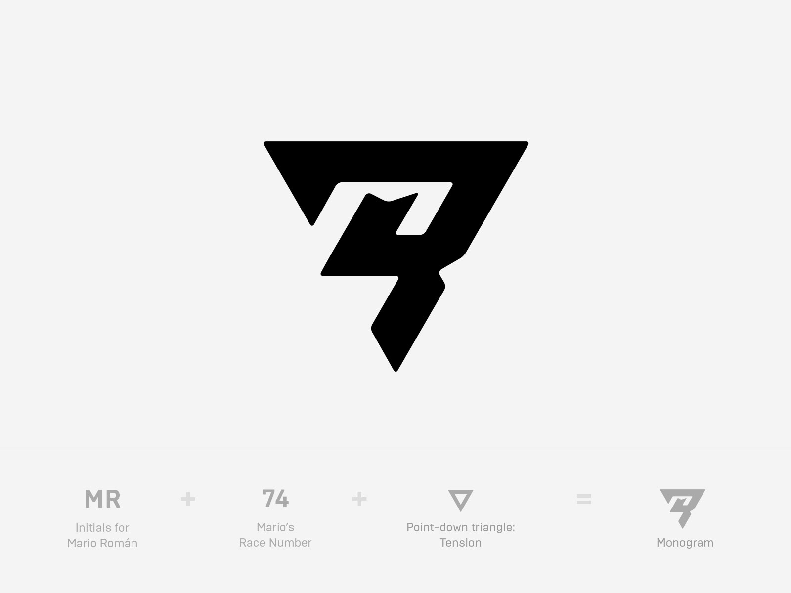 Mr74 Monogram For Mario Roman 74 By Pamela Zuloaga On Dribbble