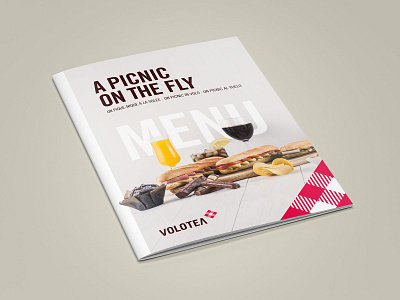 Volotea airline: OnBoard Menu