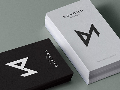 Dokomo Motors Business Cards branding cards logo stationery