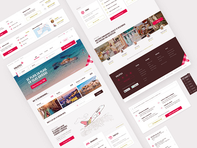Volotea Website: Desktop airline application bookings branding design design system desktop destinations flights interface ui ux website