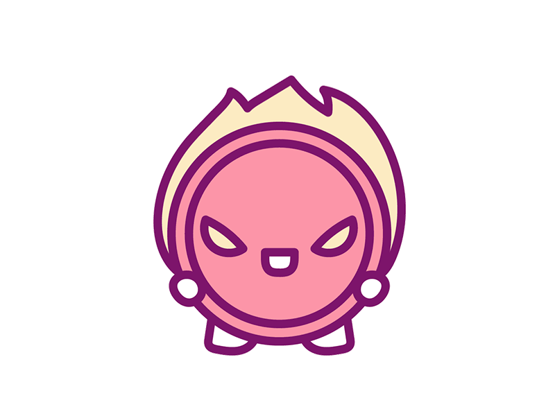 Kawaii sticker animated // On fire animation character fire furious gif gif animated icon illustration kawaii motion graphic sticker vector