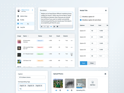 Dashboard Components [WIP]