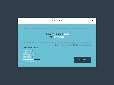 File Upload 031 cloud dailyui file ui upload ux web website