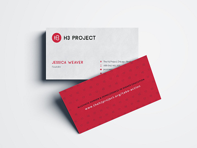 H3 Project - Business Card brand branding business business card card charity donation identity pattern print print design stationery