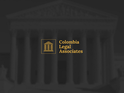 Colombia Legal Associates | Logo Design art branding design icon identity law legal line logo mark portfolio project