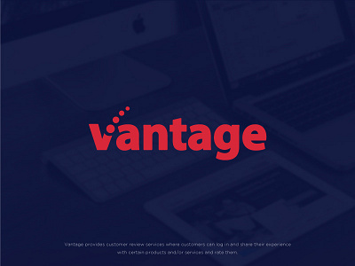 Vantage brand brand identity branding customer graphic design identity logo logo type logos project reviews verification