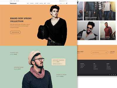Zhishimai - Ecommerce Website Concept cloth ecommerce fashion shop style ui ux website