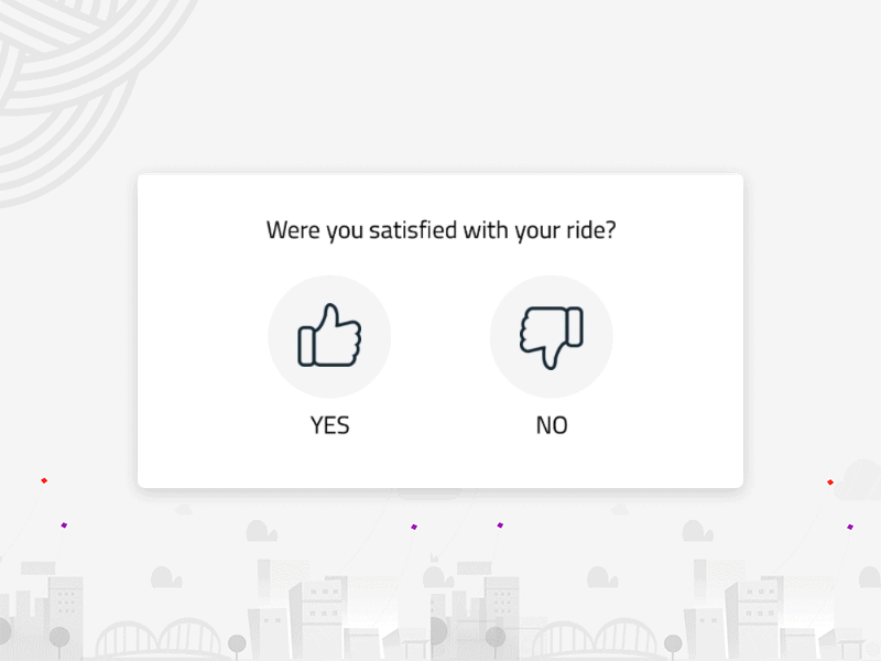 Rating System of Pathao interaction motion pathao rating redesign review ride ride sharing thumbs up ui