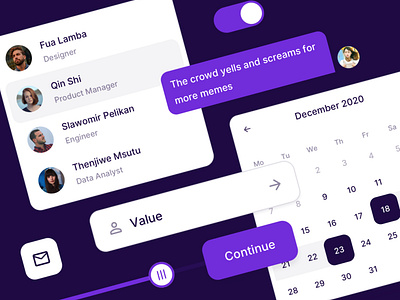 Galaxy Design System for Sketch | Component examples