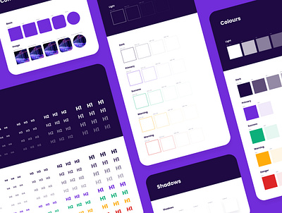 Galaxy Design System for Sketch | Core Styles border design design system sketch style guide style guides typography ui ui8 uikit ux web app