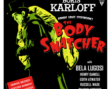 The Body Snatcher advertising horror monsters movies portraits posters retro