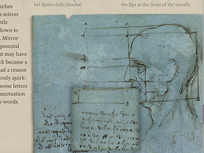 Leonardo's mirror writing drawings ios ipad leonardo ui