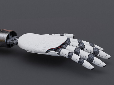 3D Robot Hand 3d blender graphic design hand prosthetic render robot tech