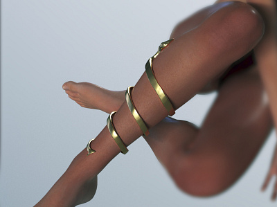 3D Snake Jewelry 3d bijouterie blender branding gems graphic design jewelry render