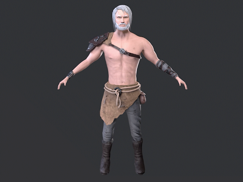Free Medieval Character Game Ready 3d download free game ready gamedev medieval ue5