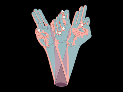 Whiskey Tango Foxtrot asl digital digital art hands illustration illustrator sign language