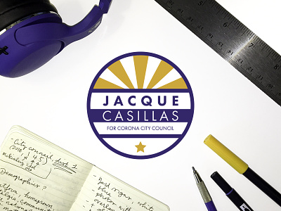 Jacque for Corona Logo branding logo logo design political logo