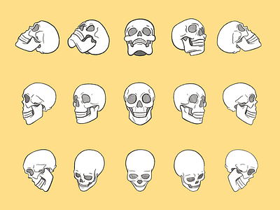 Anatomy Study anatomy character design digital art ipad pro procreate sketch skull