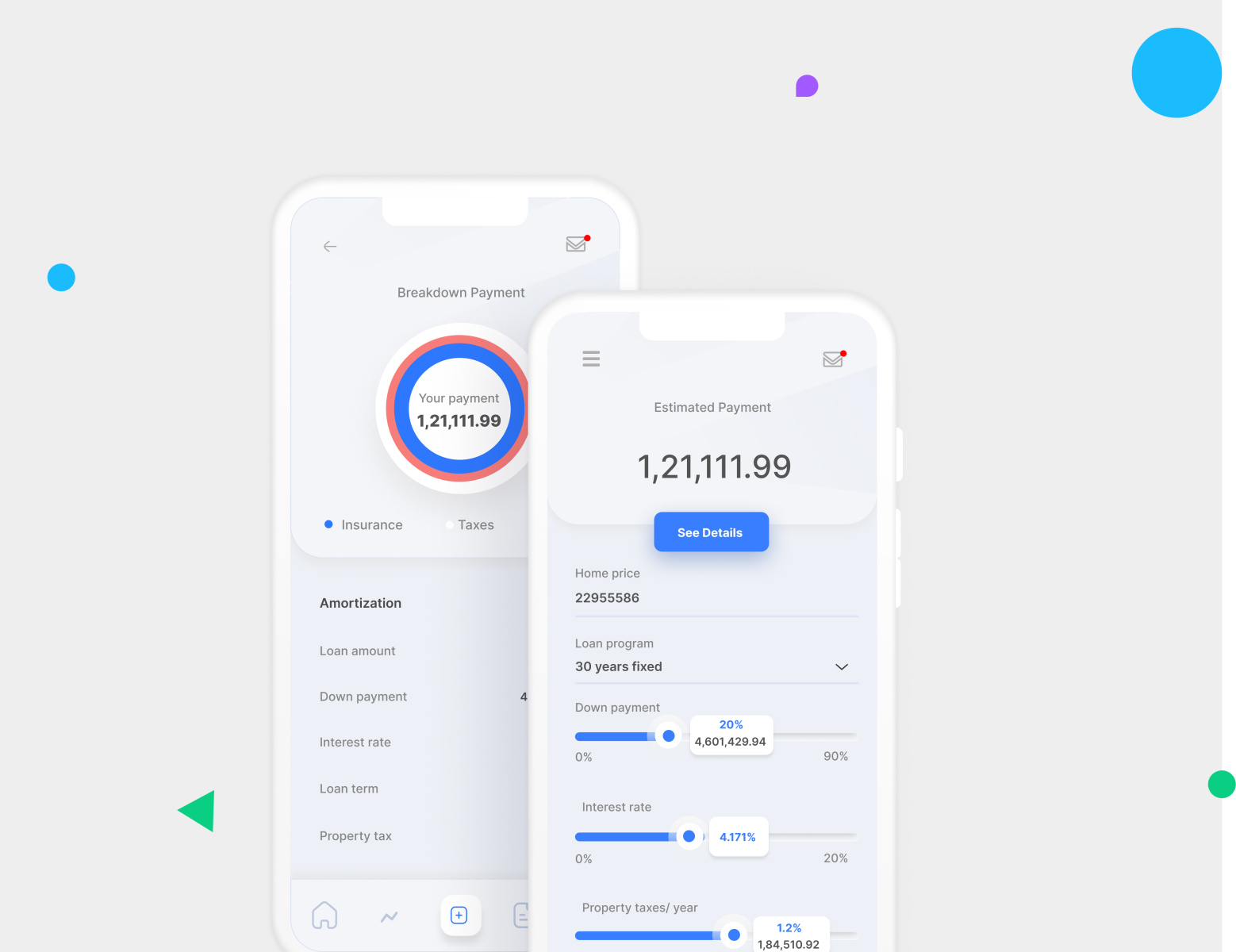 Mortgage calculator by shailin yadav on Dribbble