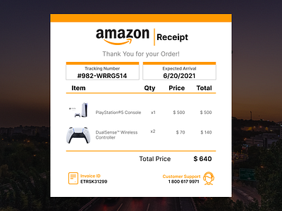 Daily UI 16: E-Mail Receipt dailyui dailyuiux design ui ux