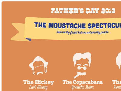 Father's Day 2013 – The Moustache Spectacular