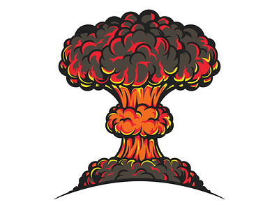 Mushroom Cloud color creative design designer drawing graphic design icon illustration japadesigns logo shape vector