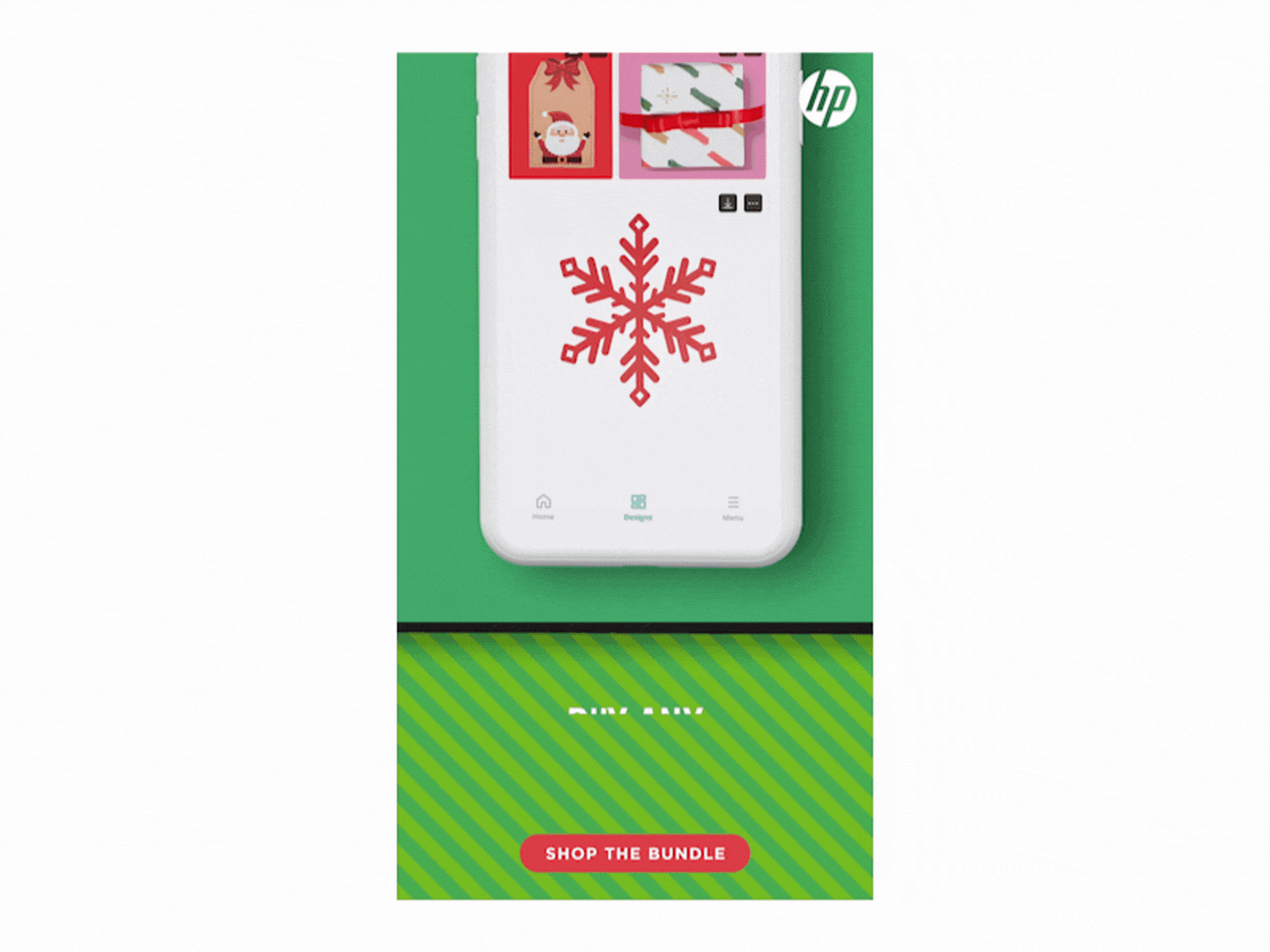 HP/Canva Holiday concept