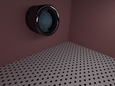 Pipe water simulation pipe animation 3d blender