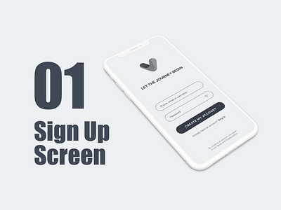 Sign Up Screen branding dailyui design mobile ui signup sketch ui ux vector