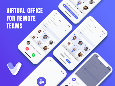 Virtual Office Mobile App Design