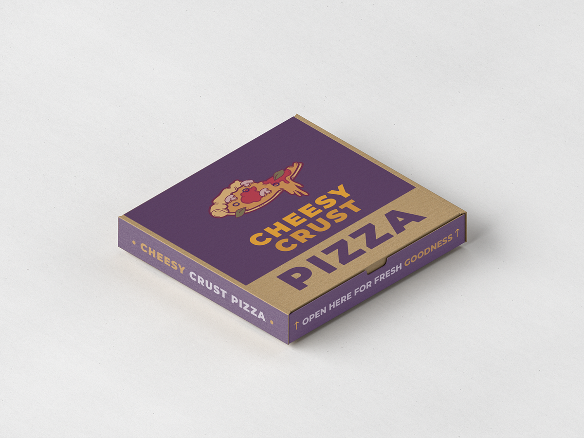 Cheesy Crust Pizza / Weekly Warm-up by Lina Artista on Dribbble