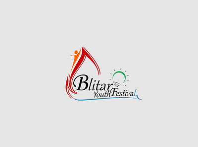 Blitar Youth Festival Logo 3d branding design graphic design icon illustration logo motion graphics vector