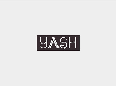 YAASH logo branding design graphic design icon logo motion graphics vector